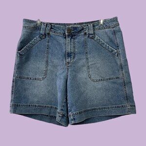 y2k denim high waisted shorts